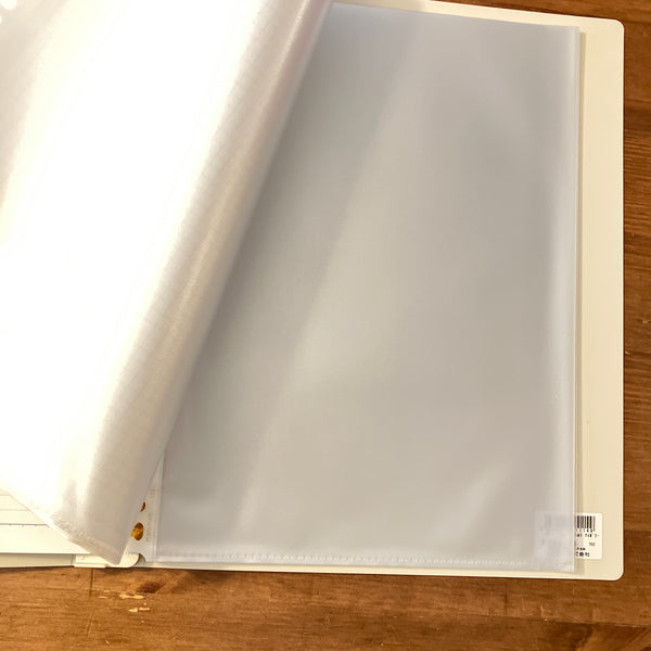 NEW [maruman] Clear Pocket for Binder